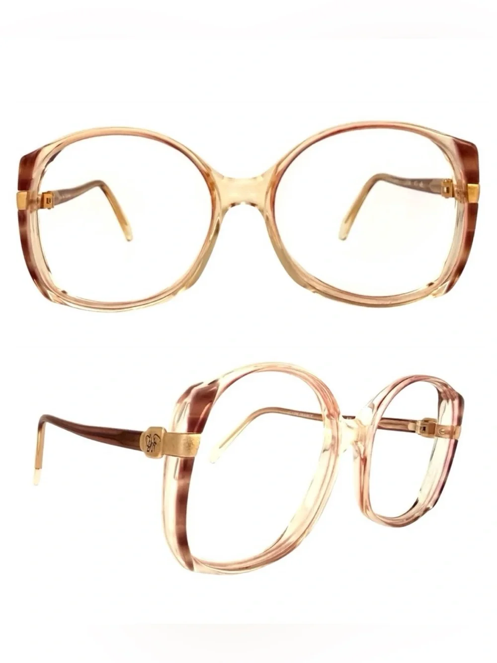 1980’s Diane Von Furstenberg Frames for Sunglasses or Eyeglasses, Made in France